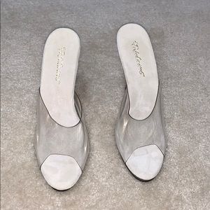 Brand New Clear Mules